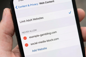 how can you block a website on safari