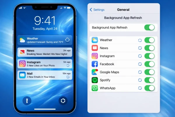what is background app refresh