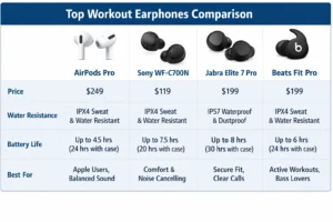 best earphones for working out