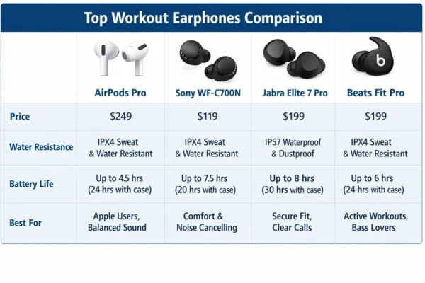 best earphones for working out